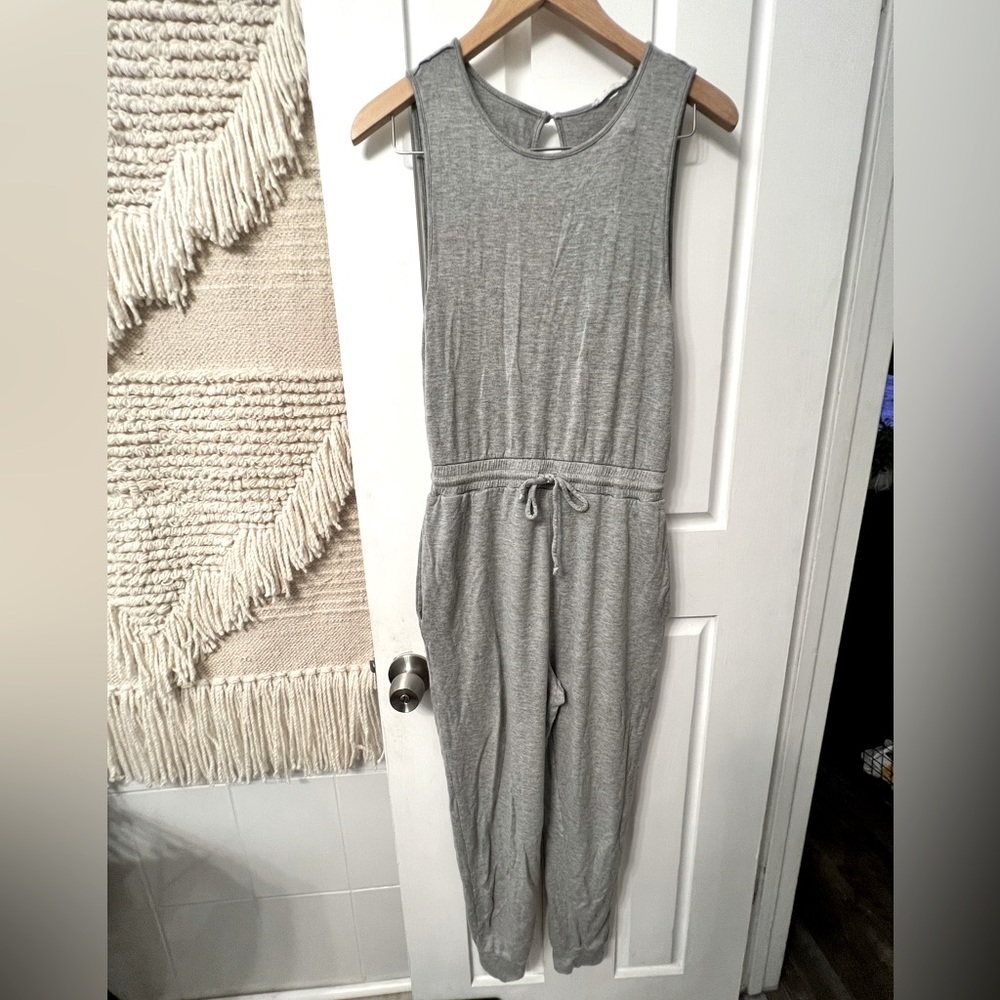 Gray Jumpsuit with pockets